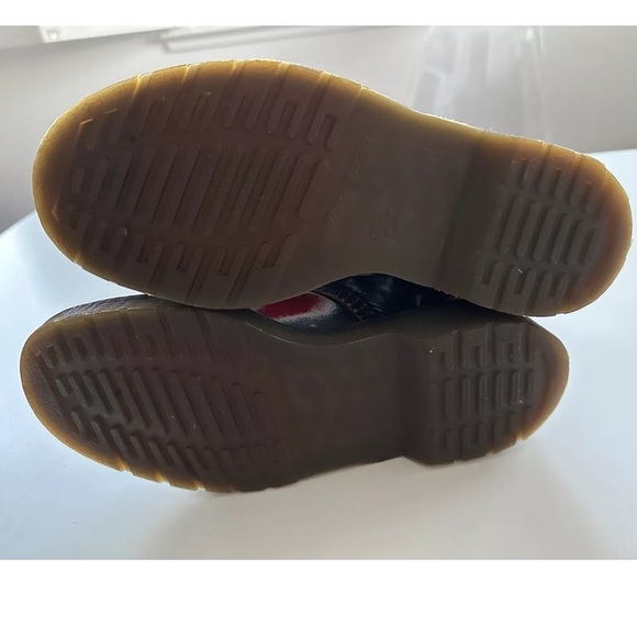 Vintage 90s Dr Martens Red & Blue Rub Off Combat Punk Boots Size 5 UK ENGLAND - Picture 7 of 11